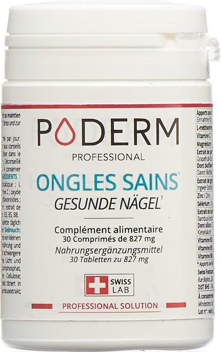 Actual product image Poderm Compléments Alimentaires Tablette (30 Piece, Pills, 40 g)