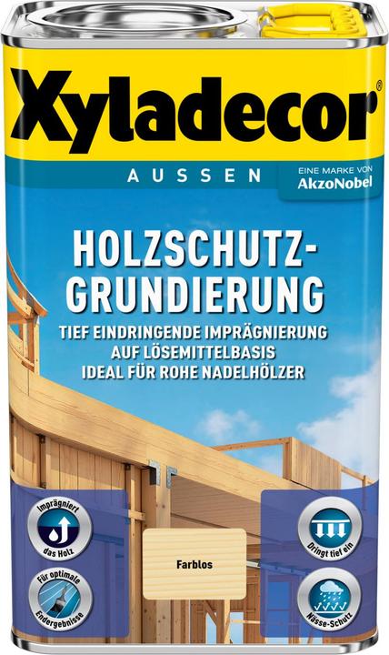 Produktbild Xyladecor Holzschutz Grundierung lösemittelhaltig (Farblos, 2.50 l)