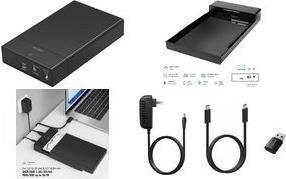 Actual product image LogiLink HDD Gehäuse Speichergehäuse 3,5 SATA USB 3.0 UA0460 (2.5", 3.5")
