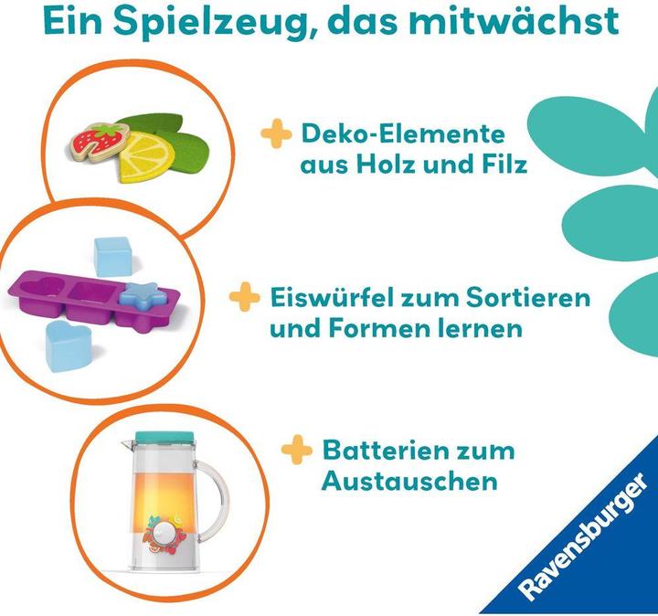 Productafbeelding Ravensburger Play+ drank speelset: Cool Drinks - Pretend Speelset, speelgoed vanaf 18 maanden (Duits)