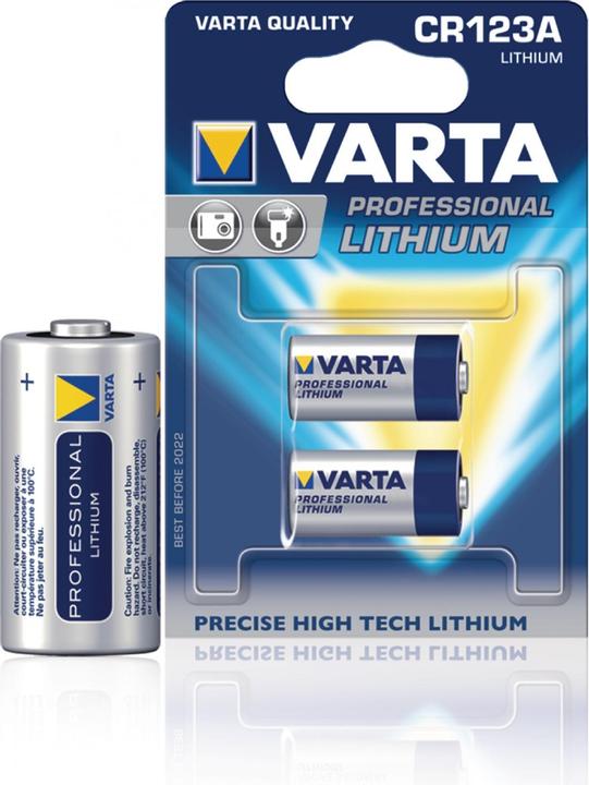 Varta Photo Lithium (2 pcs., CR123A, 1430 mAh)