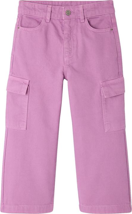Actual product image Vertbaudet Mädchen Cargo-Hose mit weitem Bein (116)