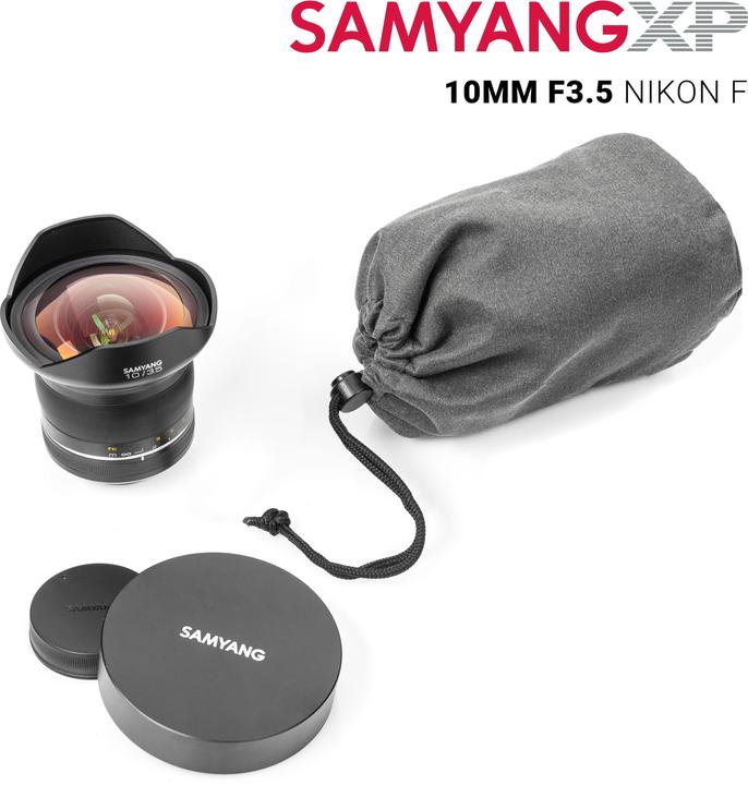 Actual product image Samyang XP 10mm F3.5 Nikon F Premium MF Lens (Nikon F, full size, APS-C / DX)