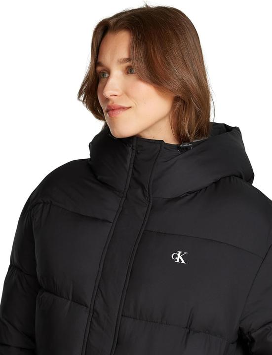 Actual product image Calvin Klein Authentic Logo Hooded Puffer Jacket (XL)