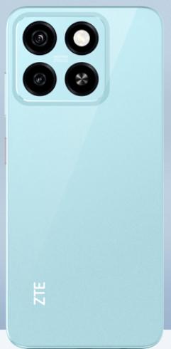 Productafbeelding ZTE Blade A55 - 4G smartphone - Dual SIM (64 GB, Blauw, 6.75", Dubbele SIM, 13 Mpx, 4G)