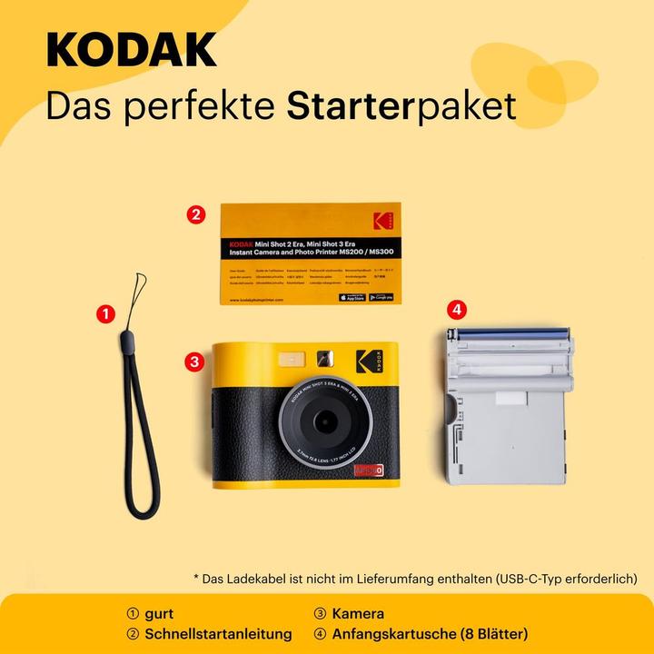 Image du produit Kodak Cam Mini Shot 3 ERA Black 3x3