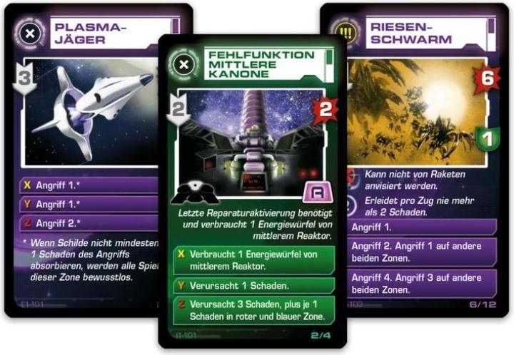Actual product image Czech games edition CZ018 - Infinite widths: Space Alert, from 12 years (extension, DE edition) (German, 1 - 5 Players)