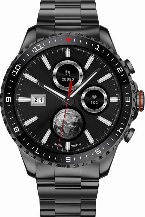 Produktbild Gravity Herren-Smartwatch GT16-2 Schwarz / Schwarzes Armband