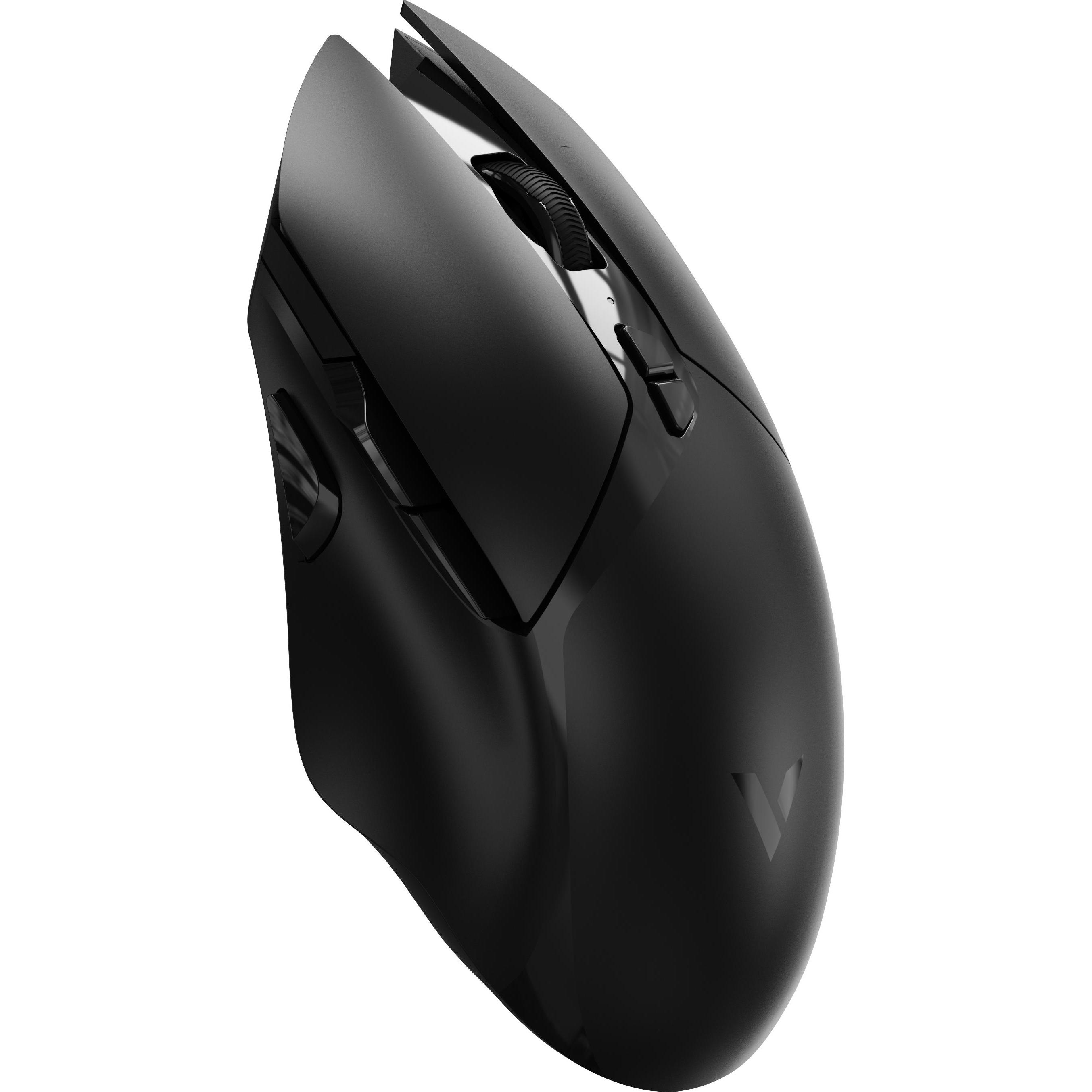 Rapoo V30PRO 4K+8K WL GAMING MAUS SW (Kabellos, Kabelgebunden), Maus, Schwarz