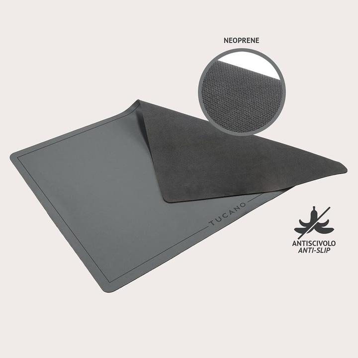 Produktbild Tucano DESK PAD Unterlage für Homeoffice, Neopren, dunkelgrau