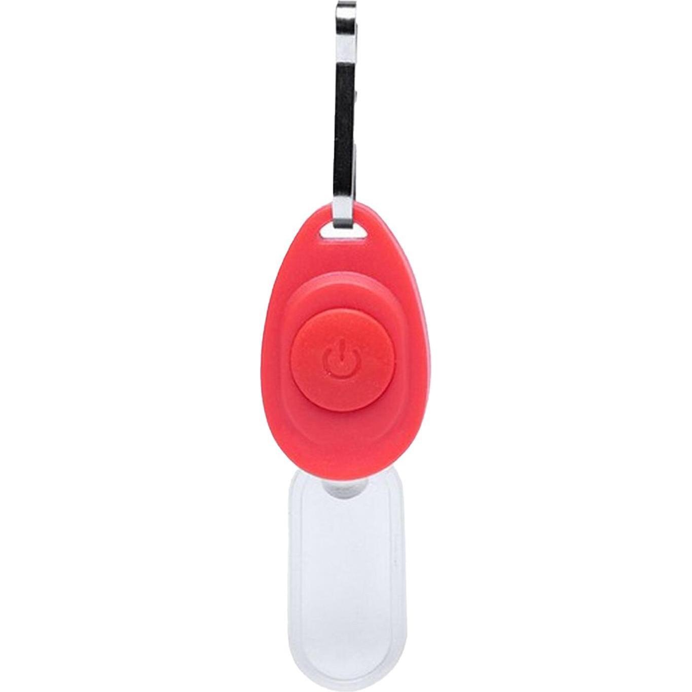 JTI, Taschenlampe, Mini-Lampe für Schlüsselbund oder Jacke - Rot (6 cm)