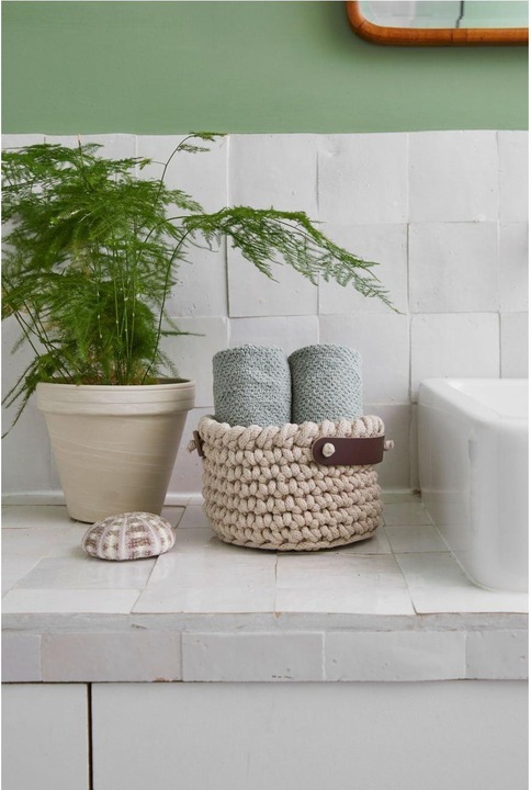 Actual product image DMC Gift of Stitch crochet set storage basket