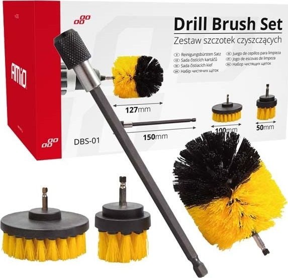 Amio Drill brushes (4 pcs.)