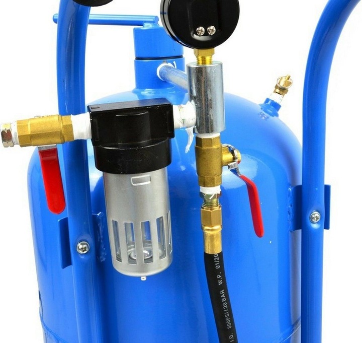 Actual product image GEKO Sandblasting container