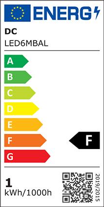Energie-Label Scharnberger+Hasenbein LED-SMD-Spot (BA15d, 1 W, 100 lm, 1 x, F)