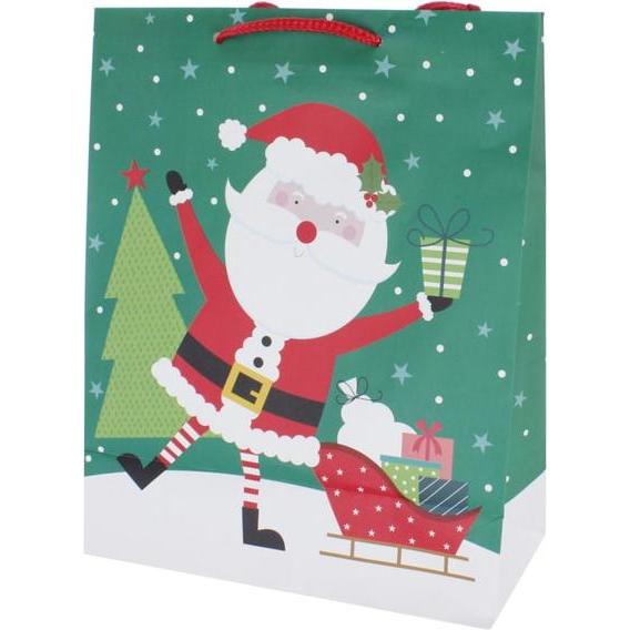 Thumbnail - MICA Living, Geschenkverpackung, Geschenktasche Nikolaus - ca. 26 x 12,5 x 32 cm (Geschenktüte, 1 x)