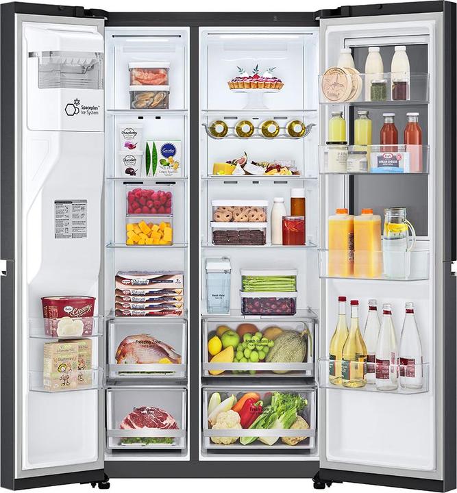 Actual product image LG GSXV81MCLE Side-by-Side with InstaView Door-in-Door® | Ice, Crushed Ice and Water Dispenser (635 l)