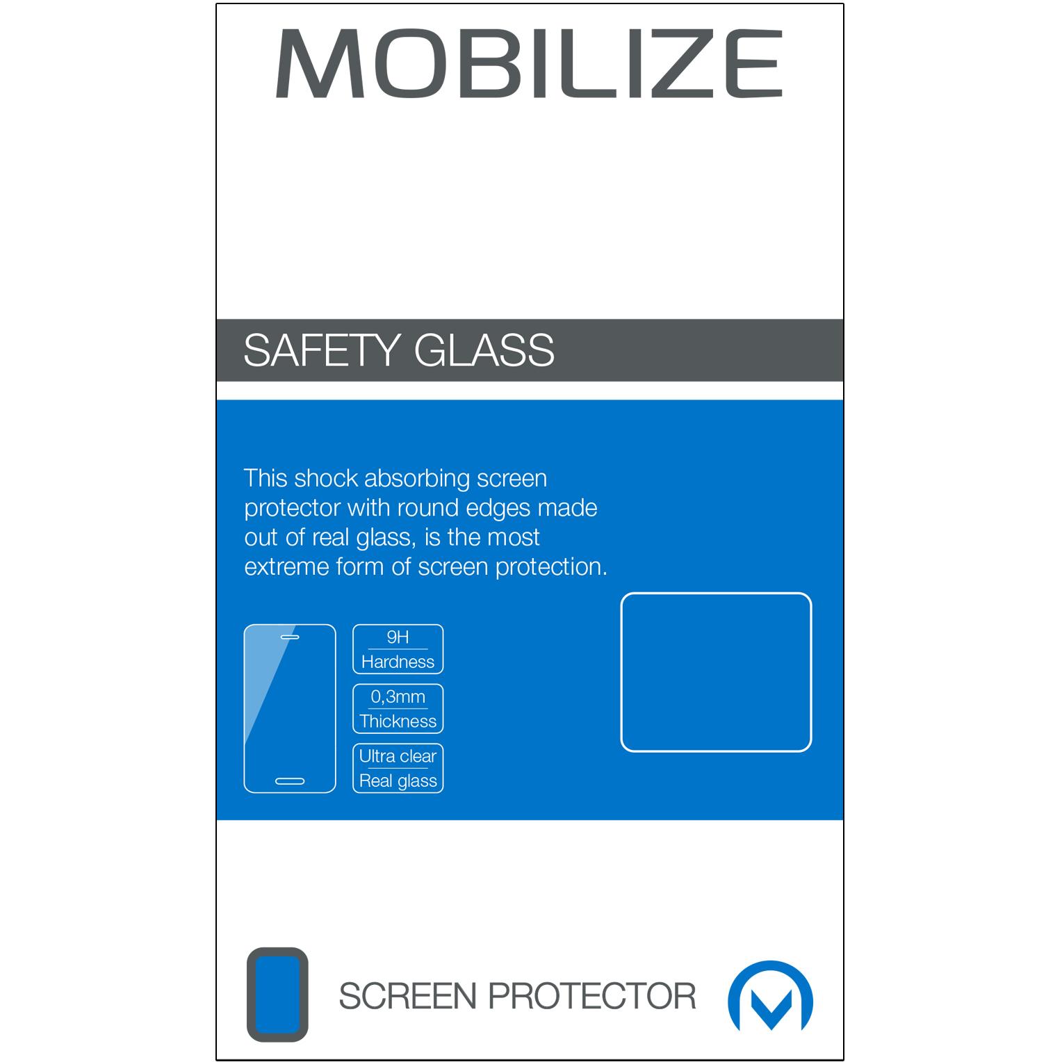 Mobilize Display-Schutzglas clear (1 Stück, Samsung Galaxy A8 (2018)), Smartphone Schutzfolie