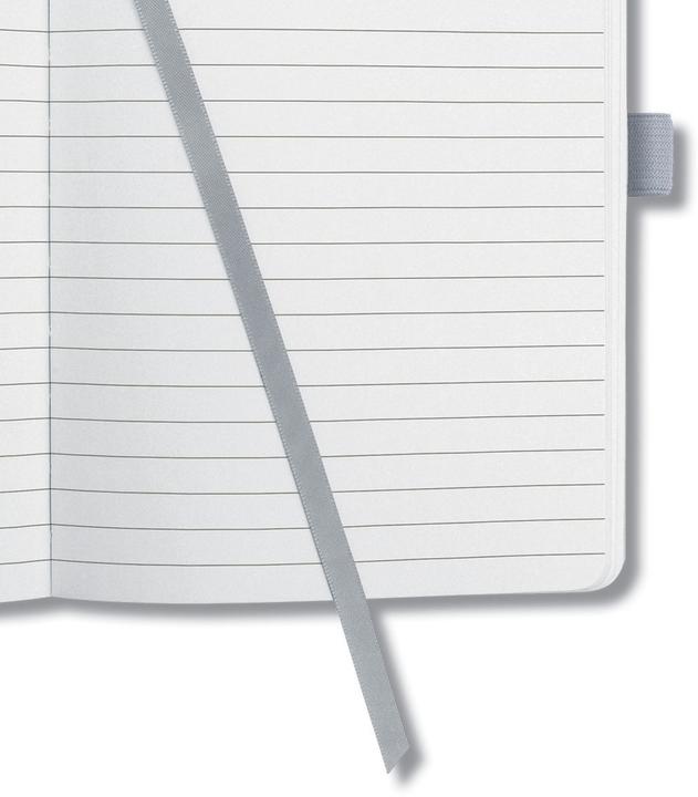 Nährwerte und Zutaten Sigel Notizbuch Jolie, Kunstleder, 174 Seiten, glacier grey (A5, Liniert, Harter Einband)