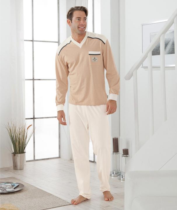 Produktbild Götting Herren-Schlafanzug naturbelassen (48)