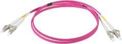 Produktbild Infralan ¬ Duplex Jumper LC-LC 50/125µ, OM4, LSZH, erika-violett, 2.0mm, 5m (5 m)