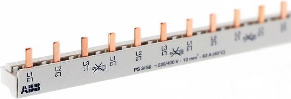 Actual product image ABB Busbar 3-phase 60 modules