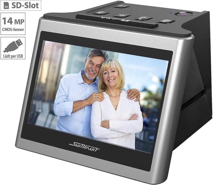 Somikon Stand-Alone-Dia-, Negativ- & Super-8-Scanner (USB)