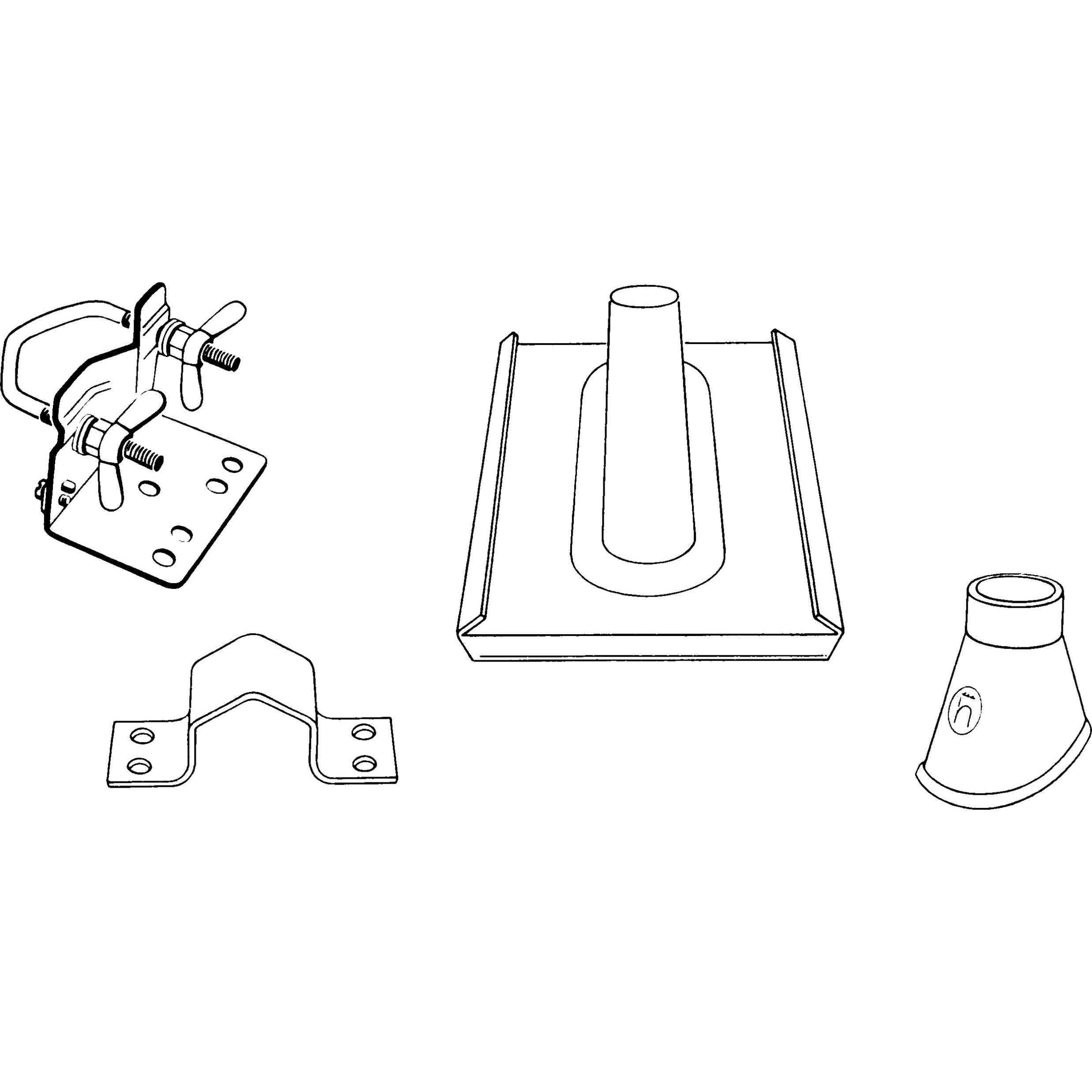 Thumbnail - Triax MZ 60 Mast-Zubehör (Spiegel + Antennen Montage), SAT Zubehör
