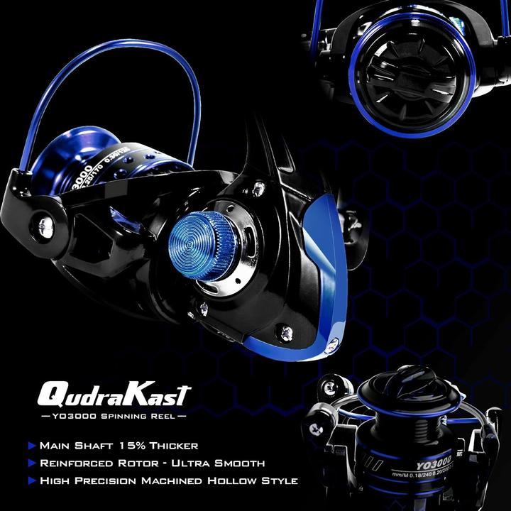 Image du produit Qudra Kast Teleskop-Angelruten-Set (Télescope, 180 cm)