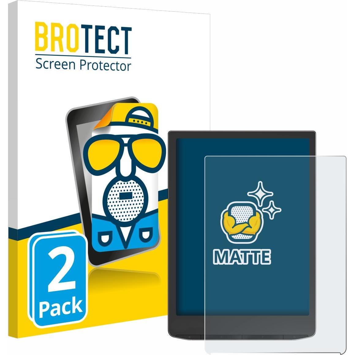 Thumbnail - BROTECT Entspiegelungs-Schutzfolie Displayschutz Matt, eReader Zubehör, Grau