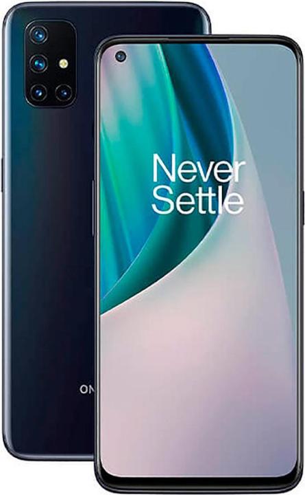 Immagine prodotto OnePlus Nord N10 (128 GB, Ghiaccio di mezzanotte, 6.49", Doppia SIM Ibrida, 5G)