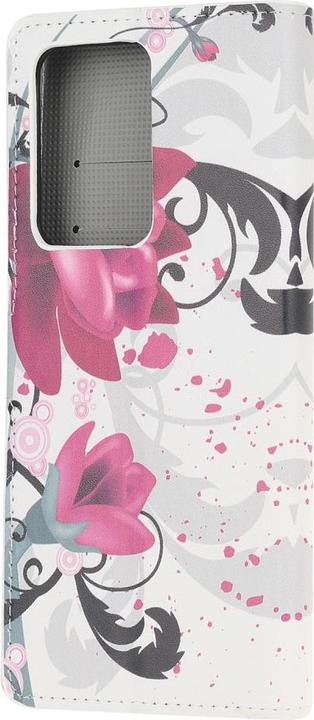 Produktbild Cover-Discount Galaxy S21 Ultra - Leder Hülle Lotus Blüte (Samsung Galaxy S21 Ultra)