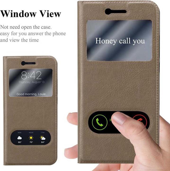 Produktbild Cadorabo Book mit View Doppelfenster Cover (Huawei P10 Plus)