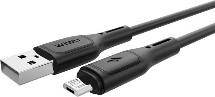 Actual product image Wiwu Cable - Starlink Series Data Cable Wi-C001 USB A to Micro USB 2,4A - black (USB 2.0)