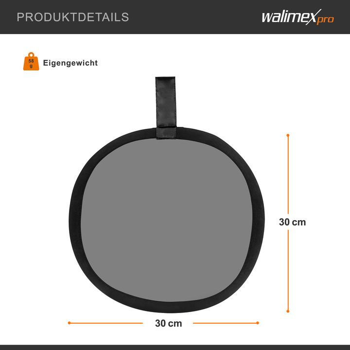 Produktbild Walimex Falt Graukarte 30x30 cm (Belichtungsmesser)