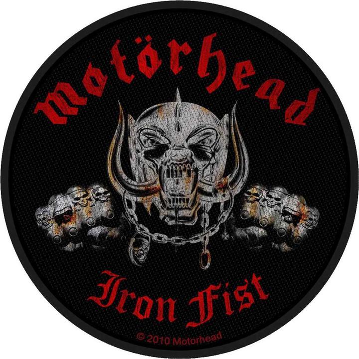 Produktbild Motorhead Totenkopf Patch Iron Fist Polyester
