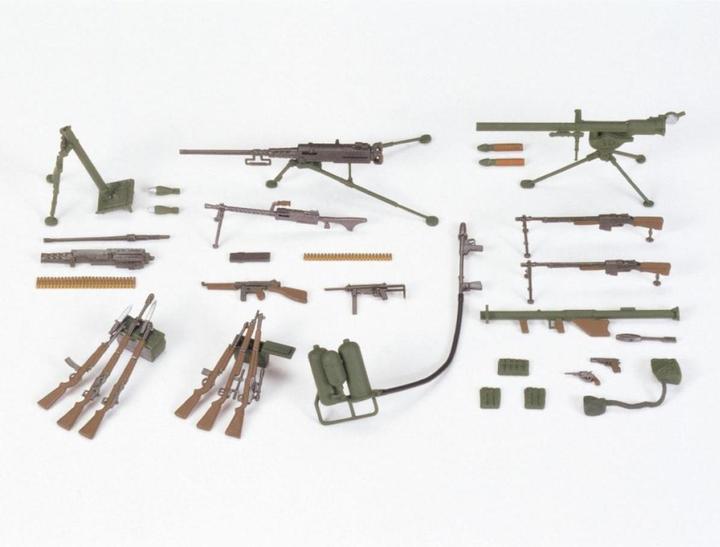 Produktbild Tamiya 1:35 Diorama-Set US Infanterie-Waffen