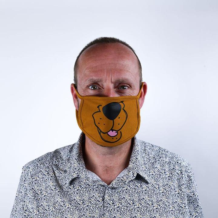 Actual product image NoName Licensed Scooby Doo (Mouth) Face Mask 2pcs (2 x)