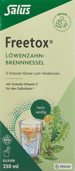 Produktbild Salus Freetox Elixier Löwenzahn Brennnessel Bio (1 Stk., Sirup, 250 ml)
