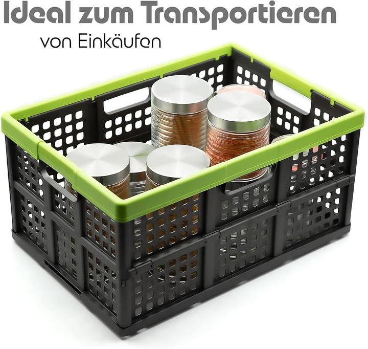 Produktbild BigDean 2 x faltbare Einkaufskörbe