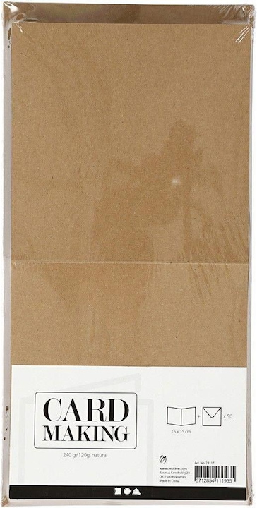 Image du produit Creativ Company Jeu de cartes et d'enveloppes (50 pcs)