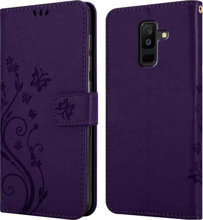 Produktbild Cadorabo Flower Book Cover (Samsung Galaxy A6+)