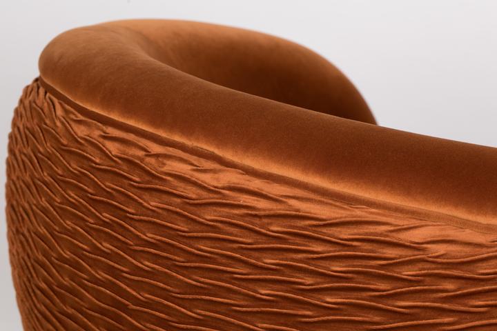 Actual product image Bold Monkey So Curvy lounge chair orange