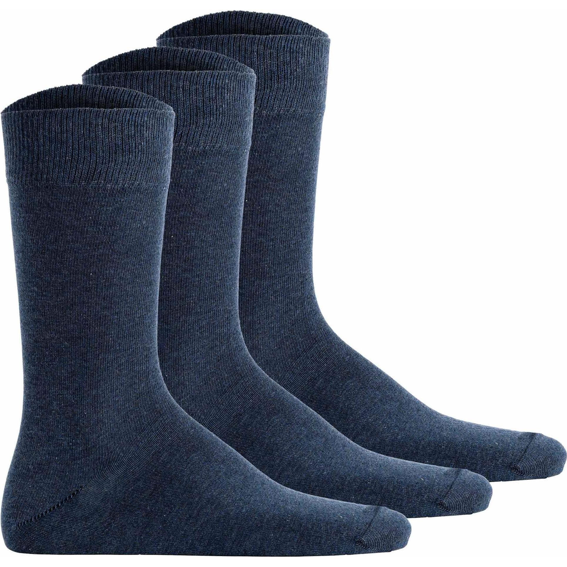 Hudson, Herren, Socken, SIMPLY³ 3-PACK, Blau, (3er Pack, 43 - 46)