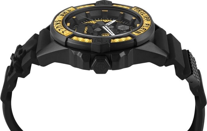 Immagine prodotto Philipp Plein PWAAA1922 Il $kull in fibra di carbonio 44mm 5ATM (Orologio da polso analogico, 44 mm)