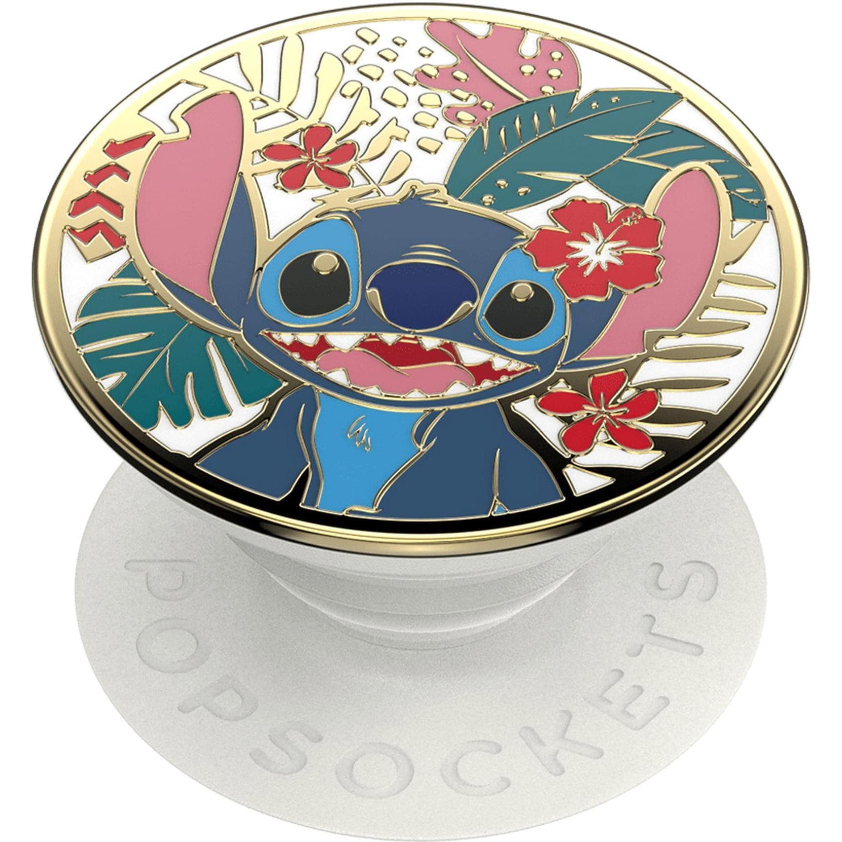 PopSockets PopGrip Premium Enamel Stitch, Smartphone Halterung, Mehrfarbig