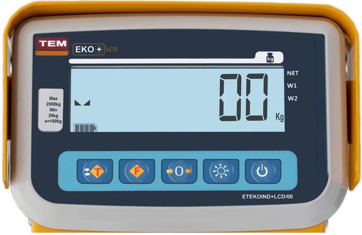 Actual product image TEM Pallet Jack Scale - 2,000 kg - LCD display