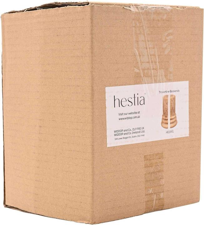 Produktbild Hestia Buchstütze Travertin (2erPack) (6 x 13 x 18 cm)