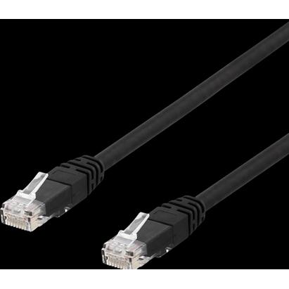Thumbnail - Deltaco patchkabel - 5 m - sort (U/FTP, CAT6, 5 m), Netzwerkkabel