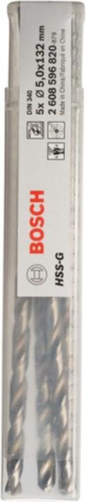 Produktbild Bosch Professional Zubehör PRO Metal HSS-G Spiralbohrer, 5 x 87 x 132 mm (5 mm)